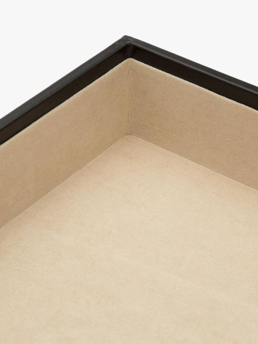 WOLF Vault jewellery tray vegan leather 2 inch deep, UK version