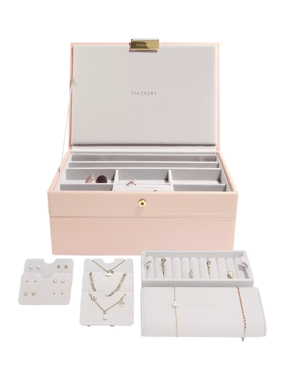 John Lewis Stackers Classic Jewellery Box Set of 2- Buy online at McGrocer