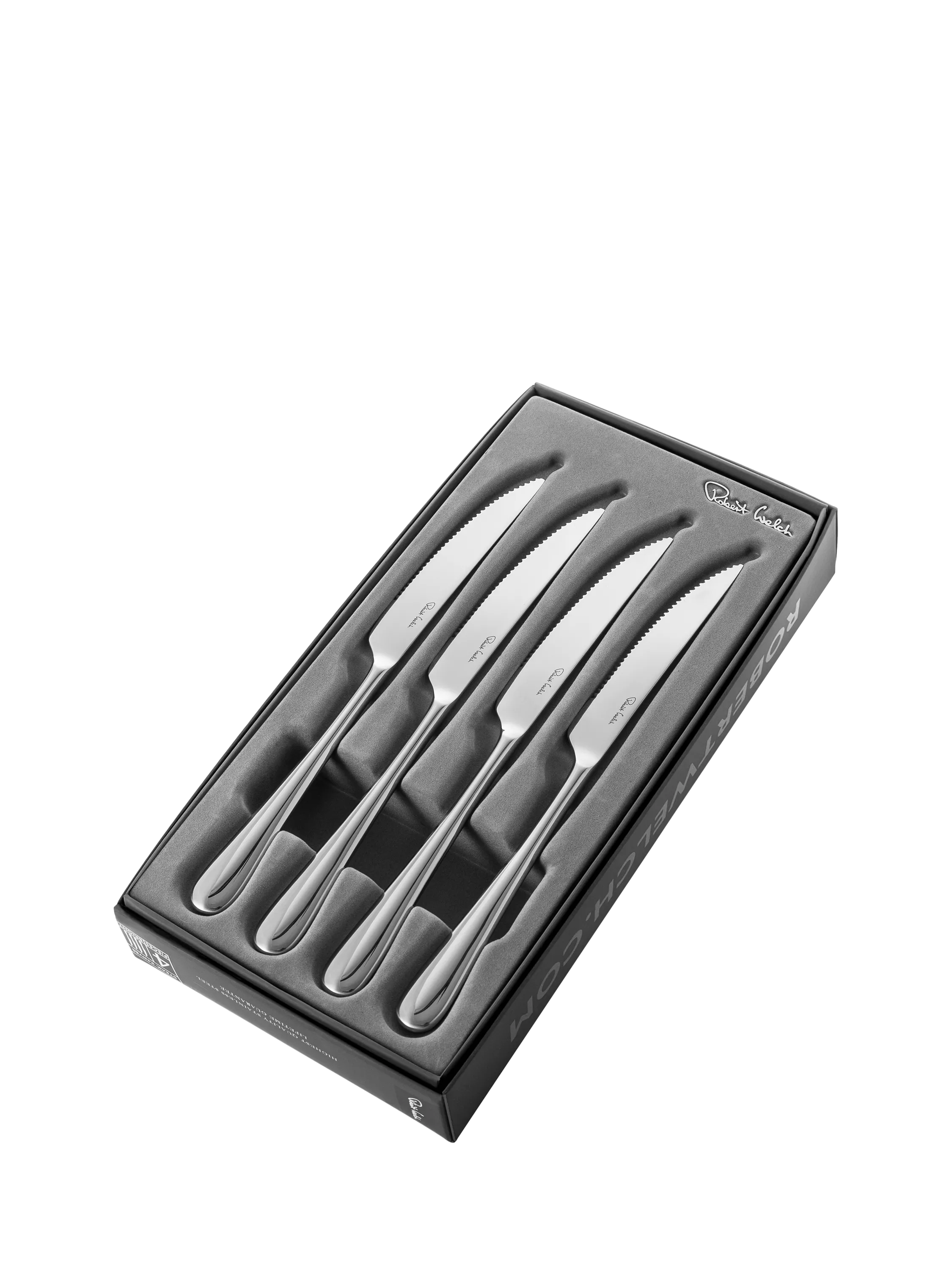 Robert Welch Kingham Bright steak knives set of 4 - British product