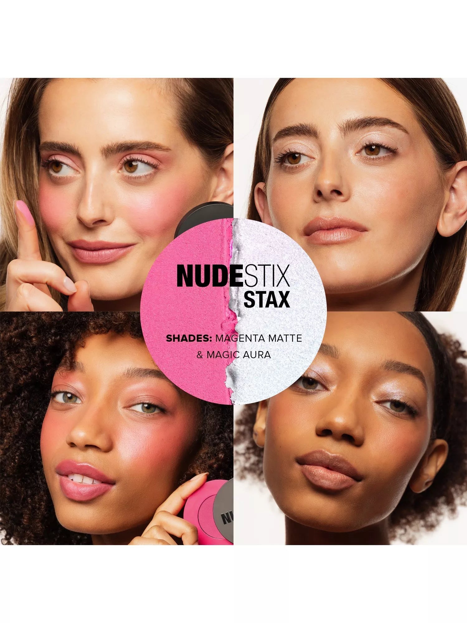 Nudestix Pink Glow makeup gift set 5g (British brand)