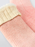 John Lewis Rainbow Lounge Socks pink fleece lined anti slip - British product