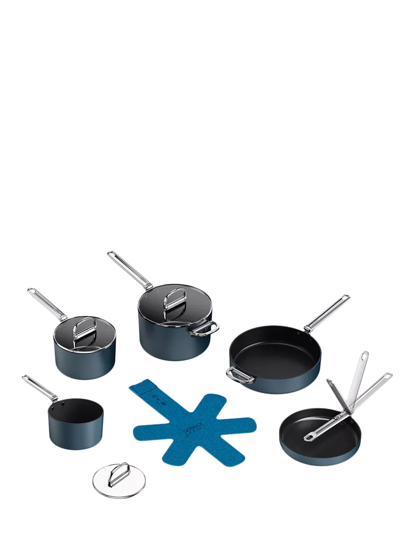 Joseph Joseph 5-piece cookware set folding handle non-stick (British brand)