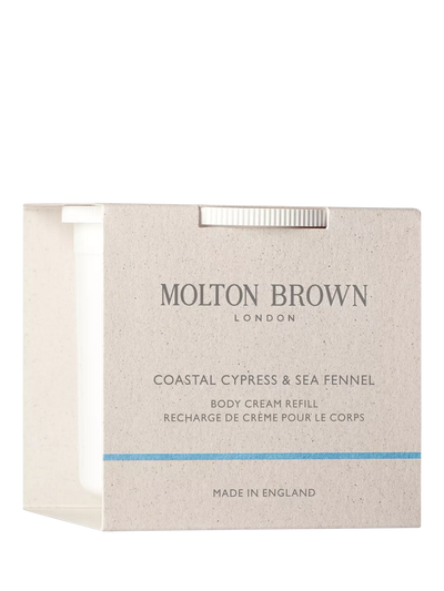 John Lewis Molton Brown Cypress & Sea Fennel Body Cream Refill 200ml- Buy online at McGrocer