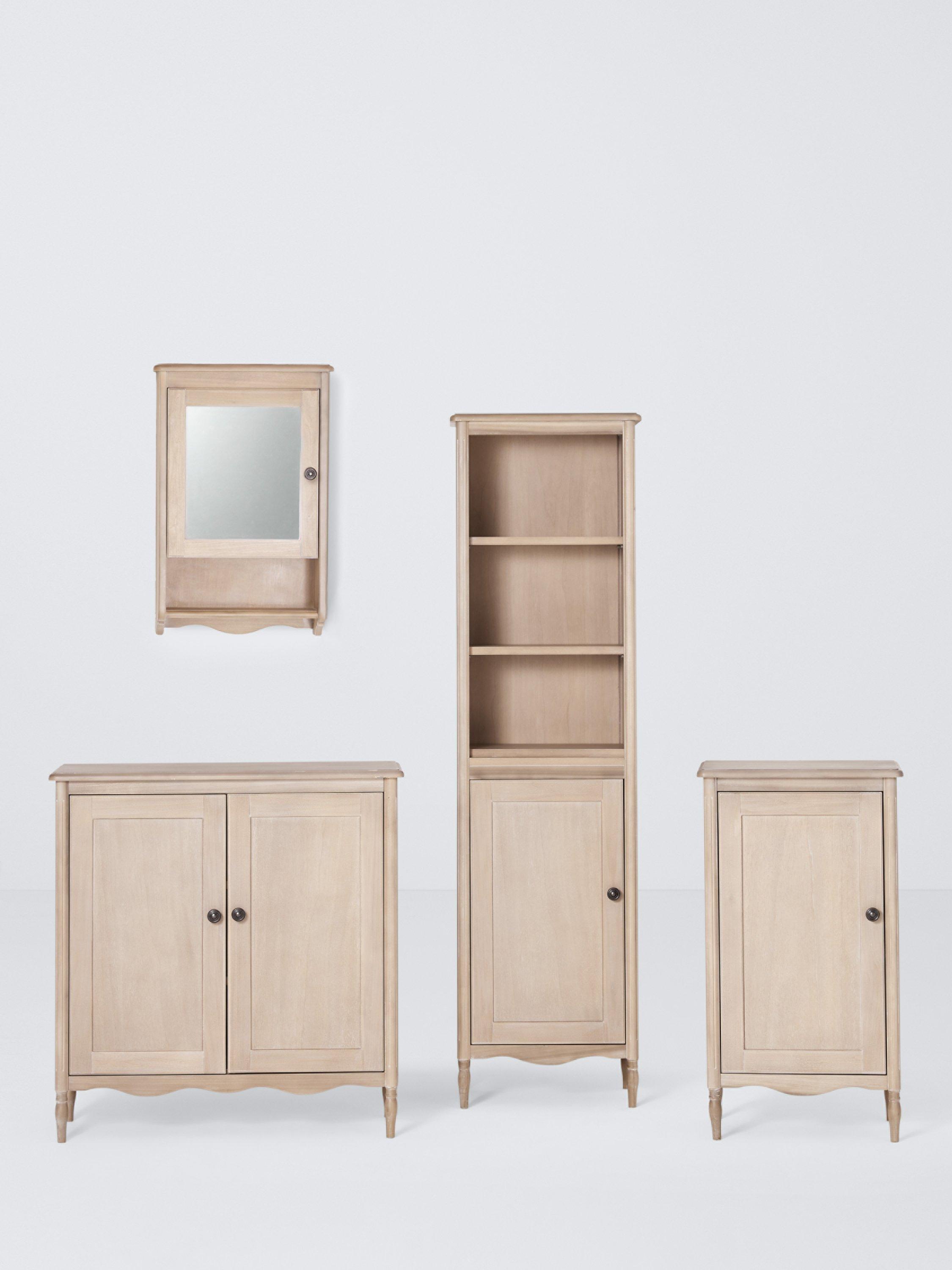John Lewis Heritage bathroom cupboard white wash, imported from the UK