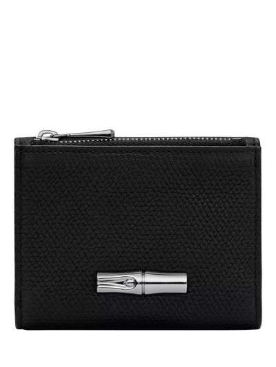 John Lewis Longchamp Roseau Leather Compact Wallet- Buy online at McGrocer