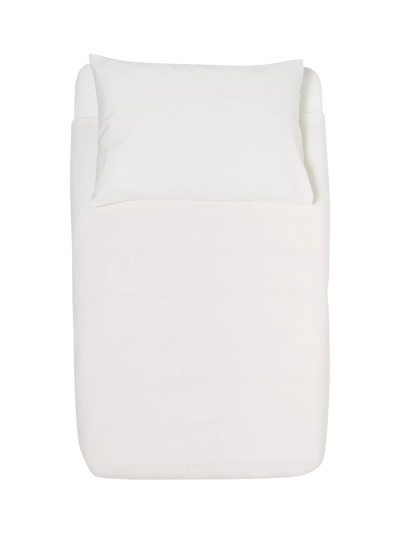 John Lewis The Little Green Sheep Cotton Cotbed Duvet Cover and Pillowcase Set, White- Buy online at McGrocer