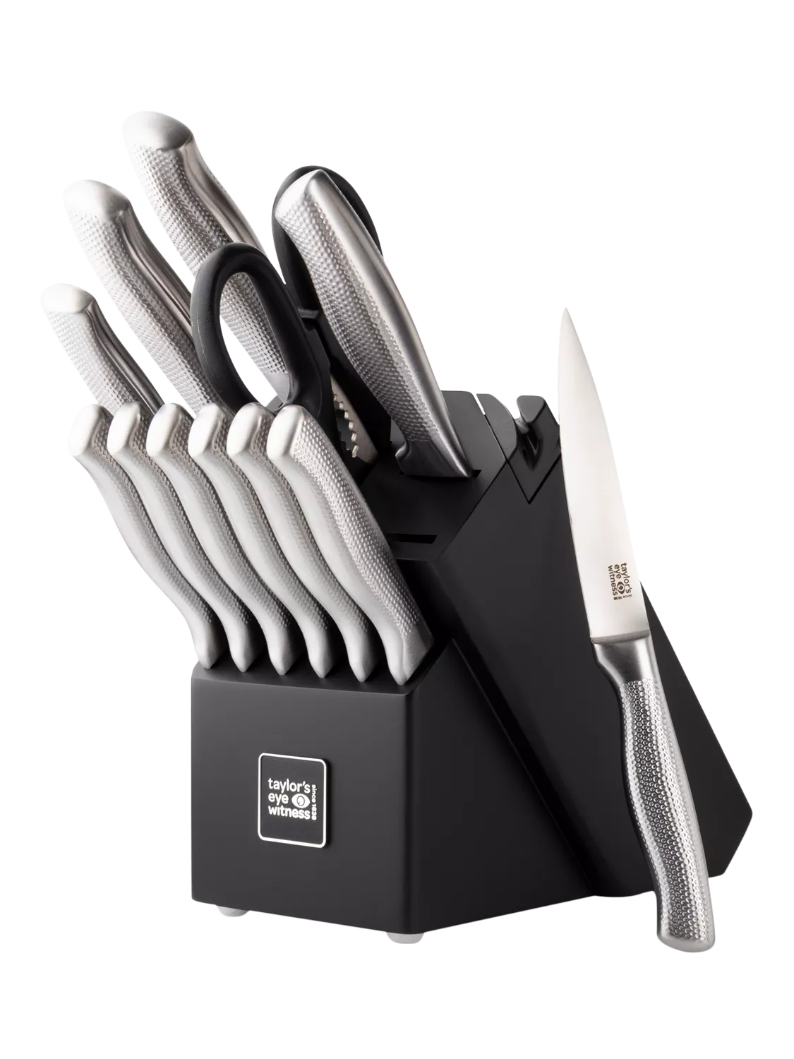 Taylor's Eye Witness knife block set 12 piece black, UK version