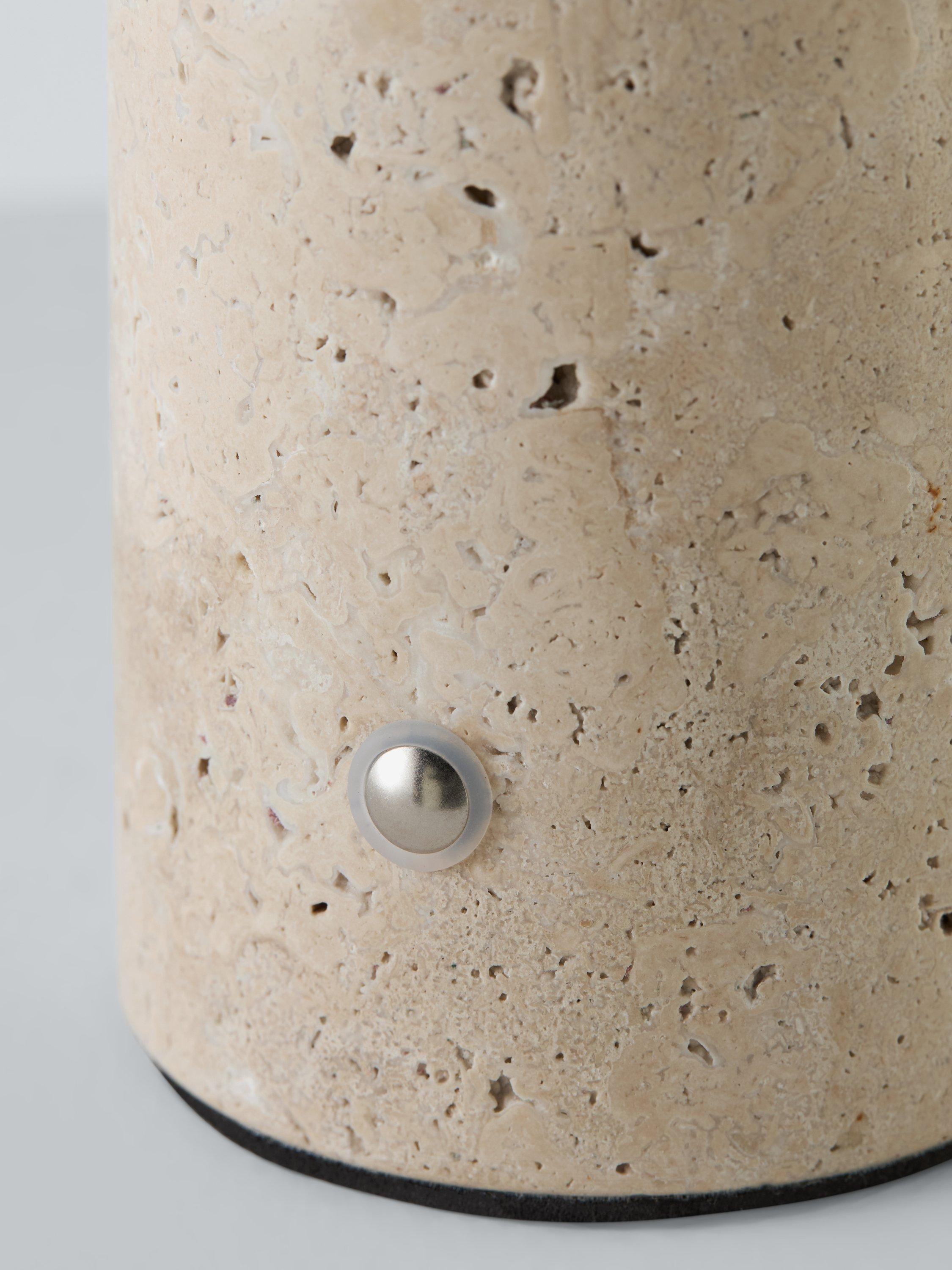 John Lewis Arden marble base rechargeable LED table lamp, UK version