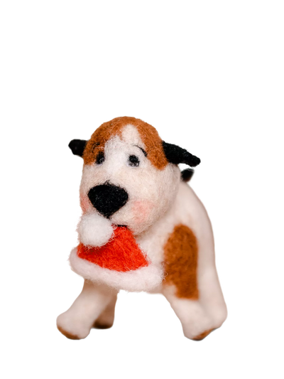 John Lewis The Crafty Kit Company Santa Paws 3D Needle Felting Kit- Buy online at McGrocer