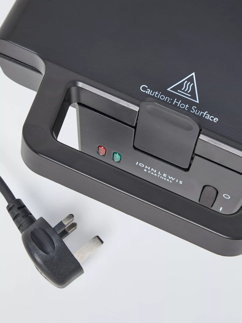 John Lewis sandwich maker black, imported from the UK