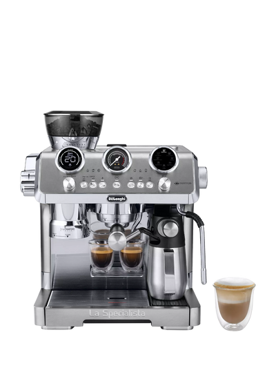 John Lewis De'Longhi La Specialista Maestro EC9885 Bean to Cup Coffee Machine, Stainless Steel- Buy online at McGrocer