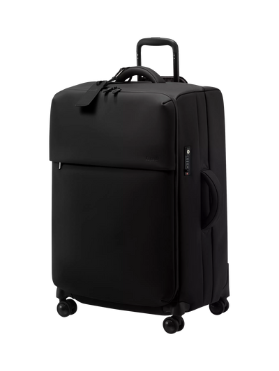 John Lewis Lipault Medium Soft-Sided Suitcase Black 66L- Buy online at McGrocer