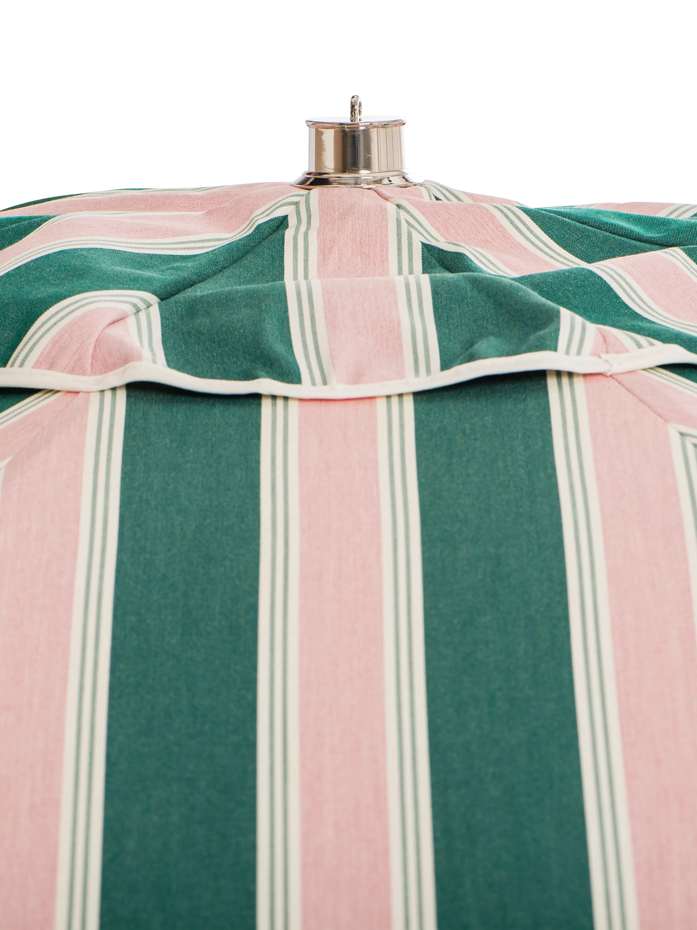 Business & Pleasure Co. striped garden parasol Bistro Green 2m, imported from the UK