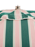 Business & Pleasure Co. striped garden parasol Bistro Green 2m, imported from the UK