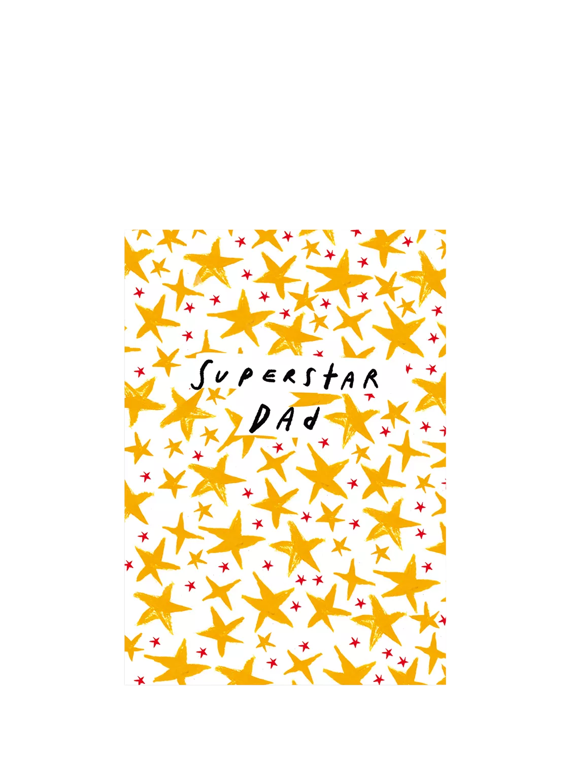 Woodmansterne Superstar Dad Father's Day card imported from the UK