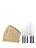Tramontina Century Oak 6-piece knife block set (British brand)
