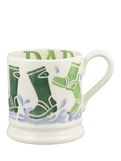 John Lewis Emma Bridgewater Wellies Earthenware Half Pint Mug, 300ml- Buy online at McGrocer