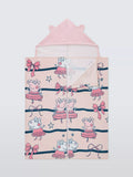 Brand Threads Peppa Pig hooded towel for kids, imported from the UK