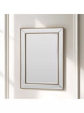 Yearn bevelled glass rectangular wall mirror 105x77cm, UK version
