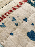 Pottery Barn Love reversible quilted bedspread kingsize, UK version
