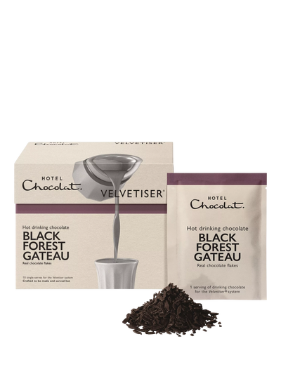 John Lewis Hotel Chocolat Black Forest Gateau Hot Chocolate Sachets 310g- Buy online at McGrocer