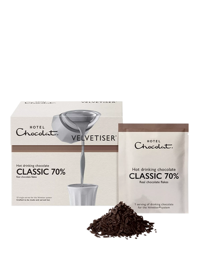 John Lewis Hotel Chocolat Classic 70% Hot Chocolate Sachets, 310g- Buy online at McGrocer