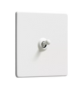Dowsing & Reynolds Soft White Single Toggle Light Switch