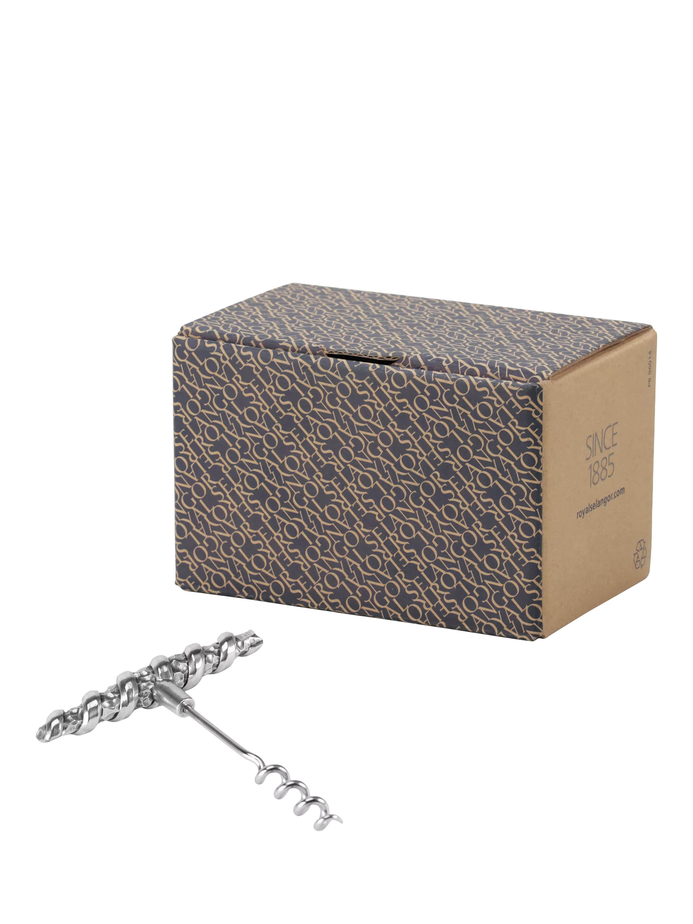 Royal Selangor Helix pewter corkscrew - British product