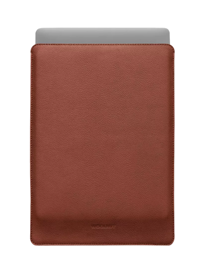 John Lewis WOOLNUT Cognac Leather Sleeve for 16-inch MacBook Pro- Buy online at McGrocer