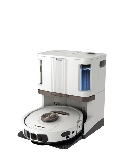 John Lewis Shark PowerDetect NeverTouch Pro 2-in-1 Robot Vacuum Cleaner & Mop, White Mocha- Buy online at McGrocer