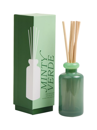 John Lewis Paddywax Stacked Glass Mint Reed Diffuser, 94ml- Buy online at McGrocer