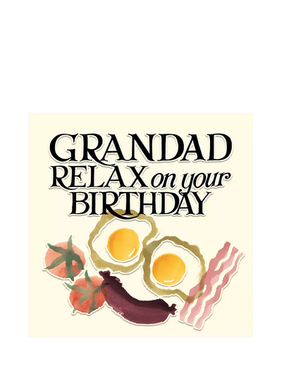 John Lewis Emma Bridgewater Breakfast Grandad Birthday Card- Buy online at McGrocer