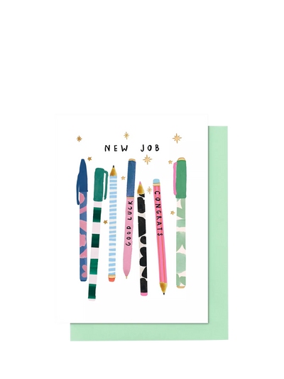 John Lewis Stop the Clock Design New Job Greetings Card- Buy online at McGrocer
