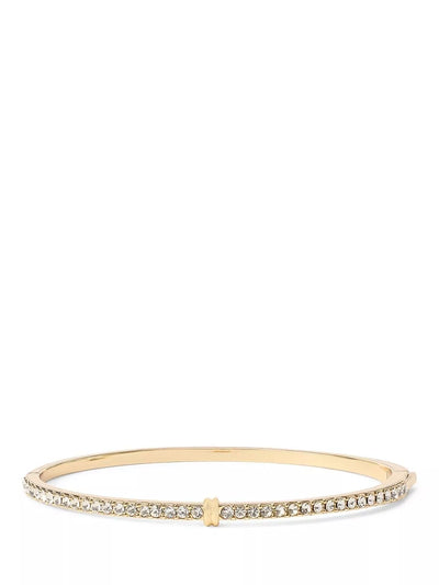 John Lewis Lauren Ralph Lauren Pavé Crystal Bangle, Gold/Clear- Buy online at McGrocer