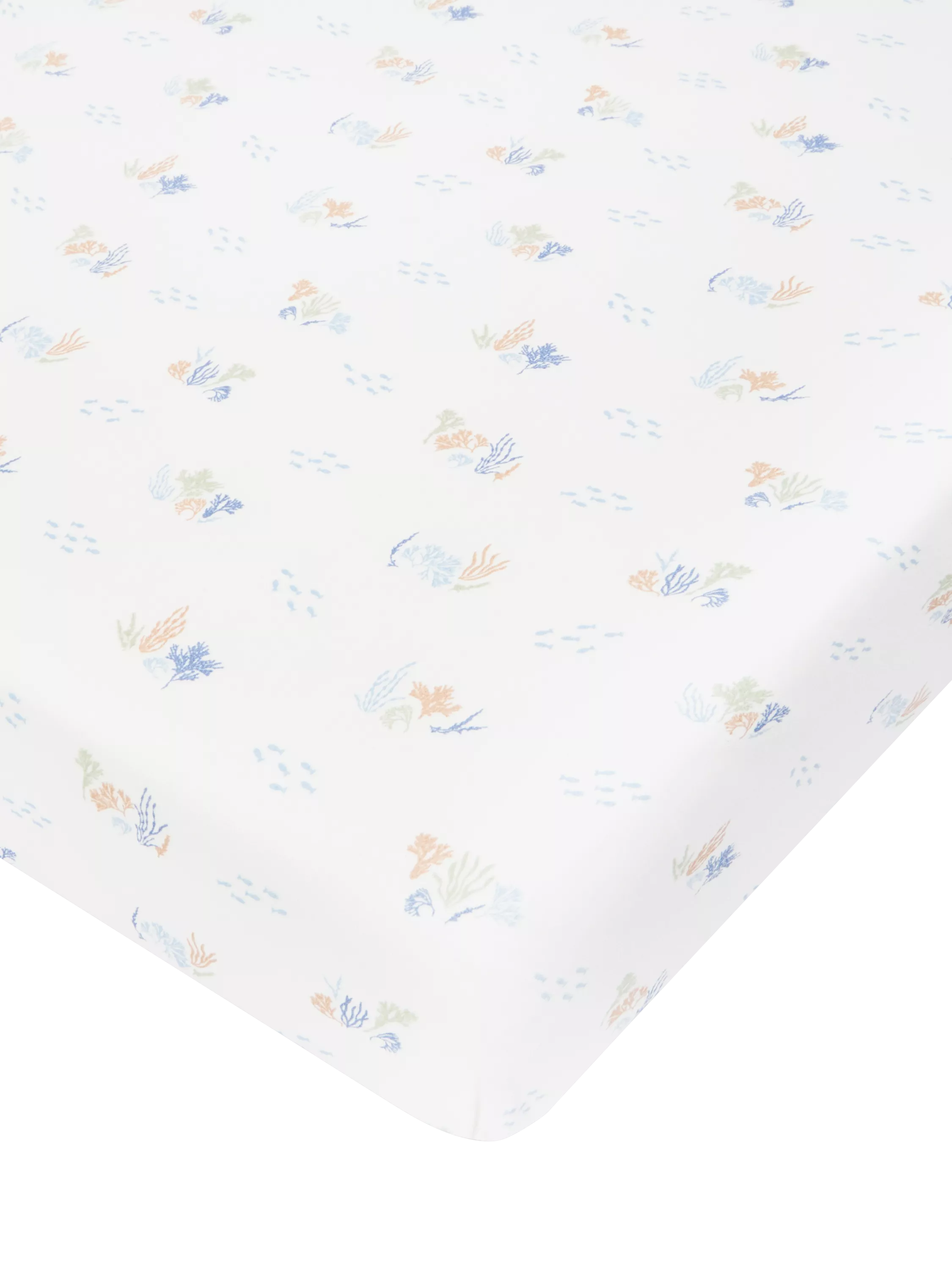 Avery Row cotbed fitted sheet Coastline, UK version