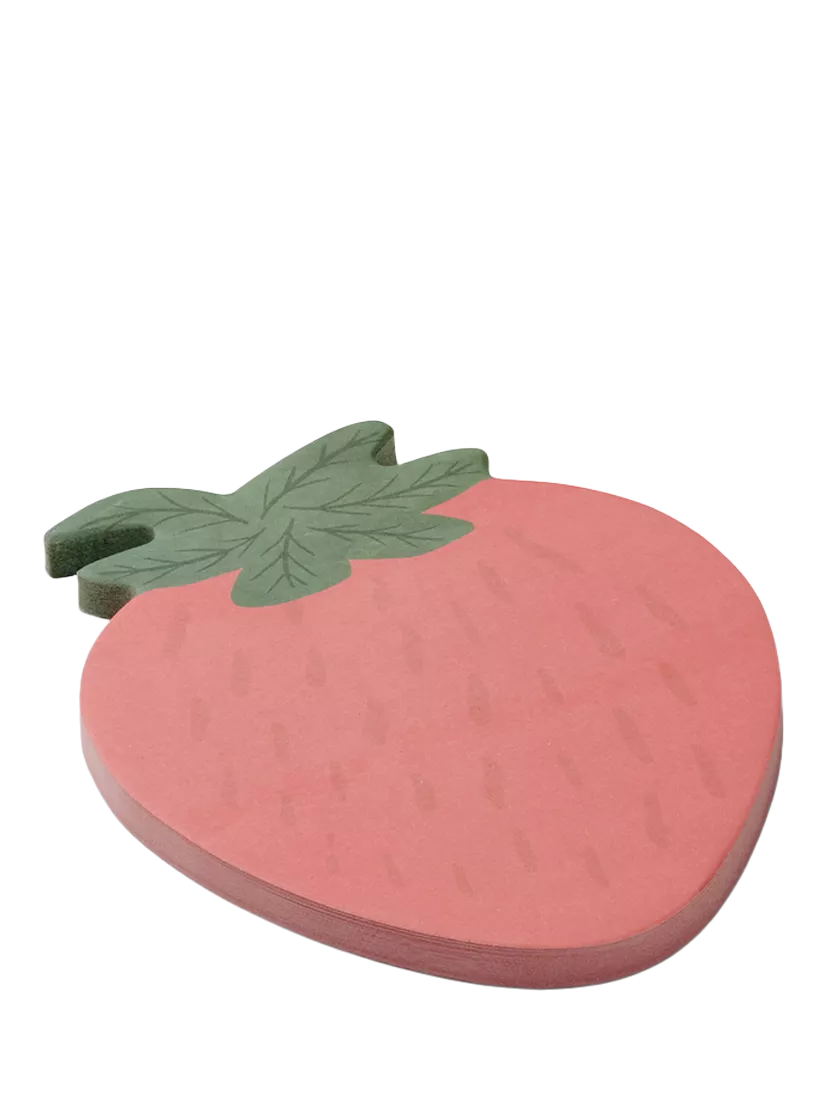 Rifle Paper Co strawberry sticky notes red (British brand)