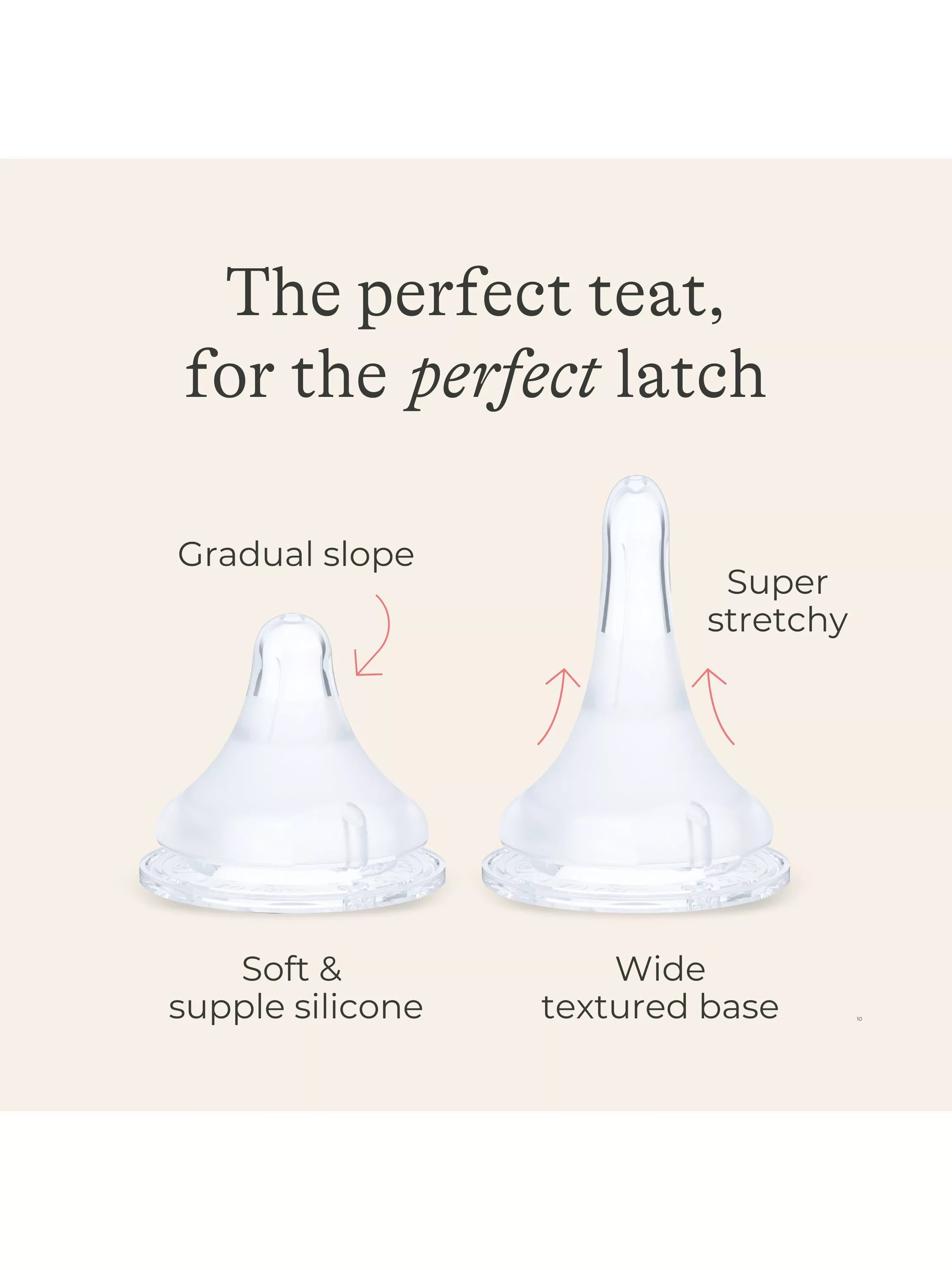 Lansinoh NaturalWave feeding bottle starter set, imported from the UK