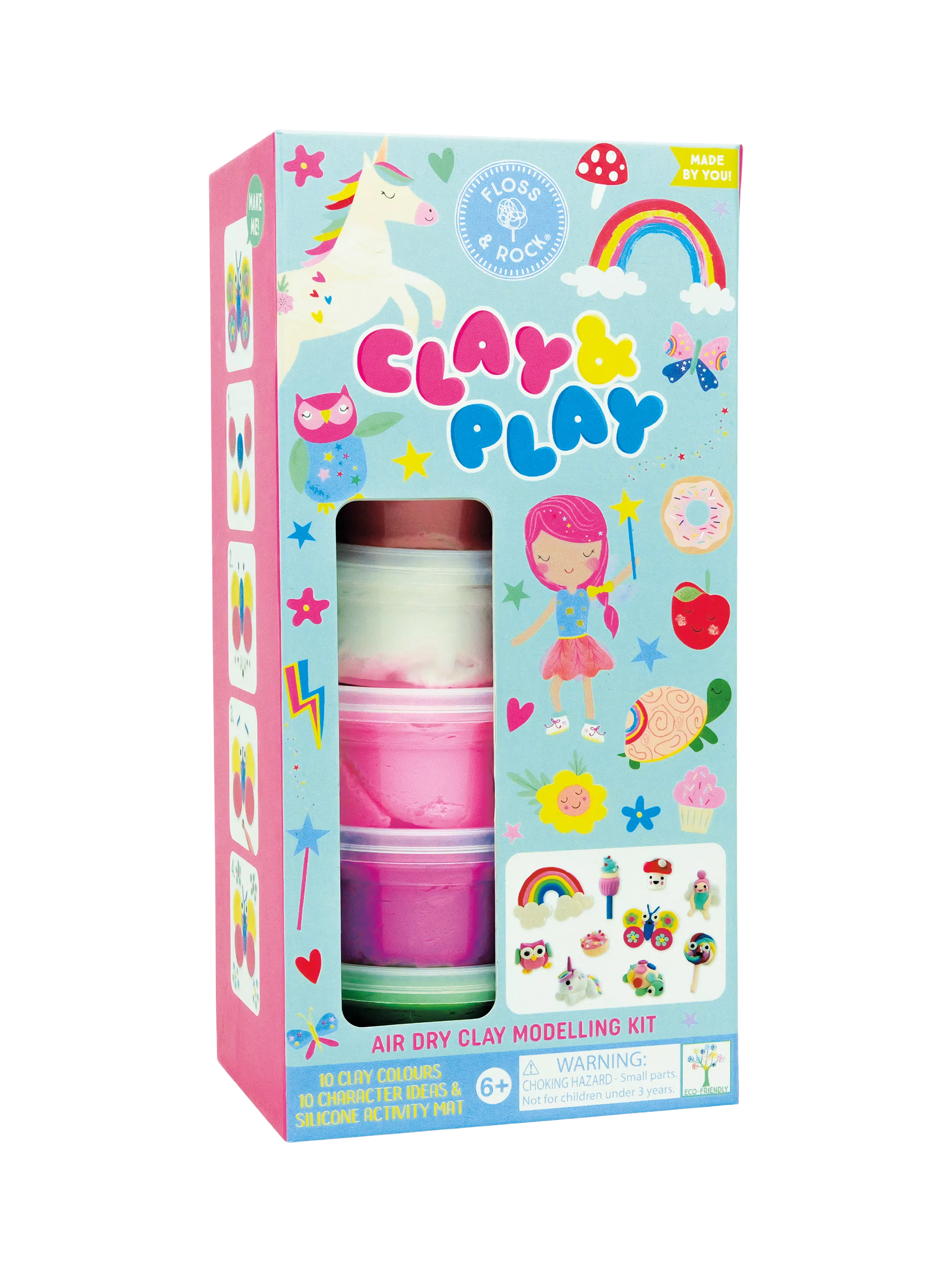 Floss & Rock Rainbow Fairy clay modelling kit, imported from the UK