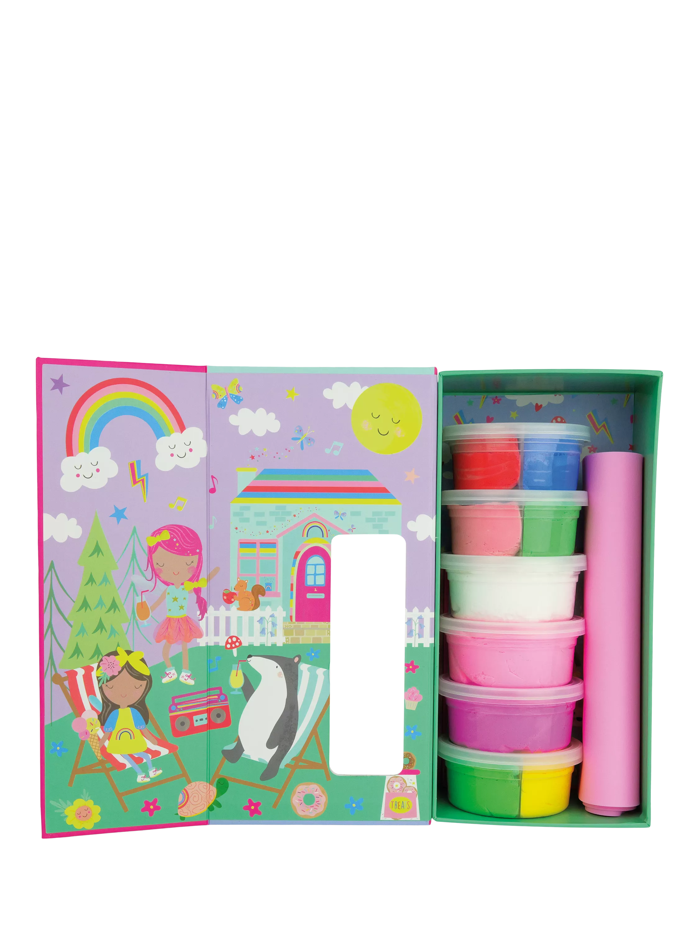 Floss & Rock Rainbow Fairy clay modelling kit, imported from the UK