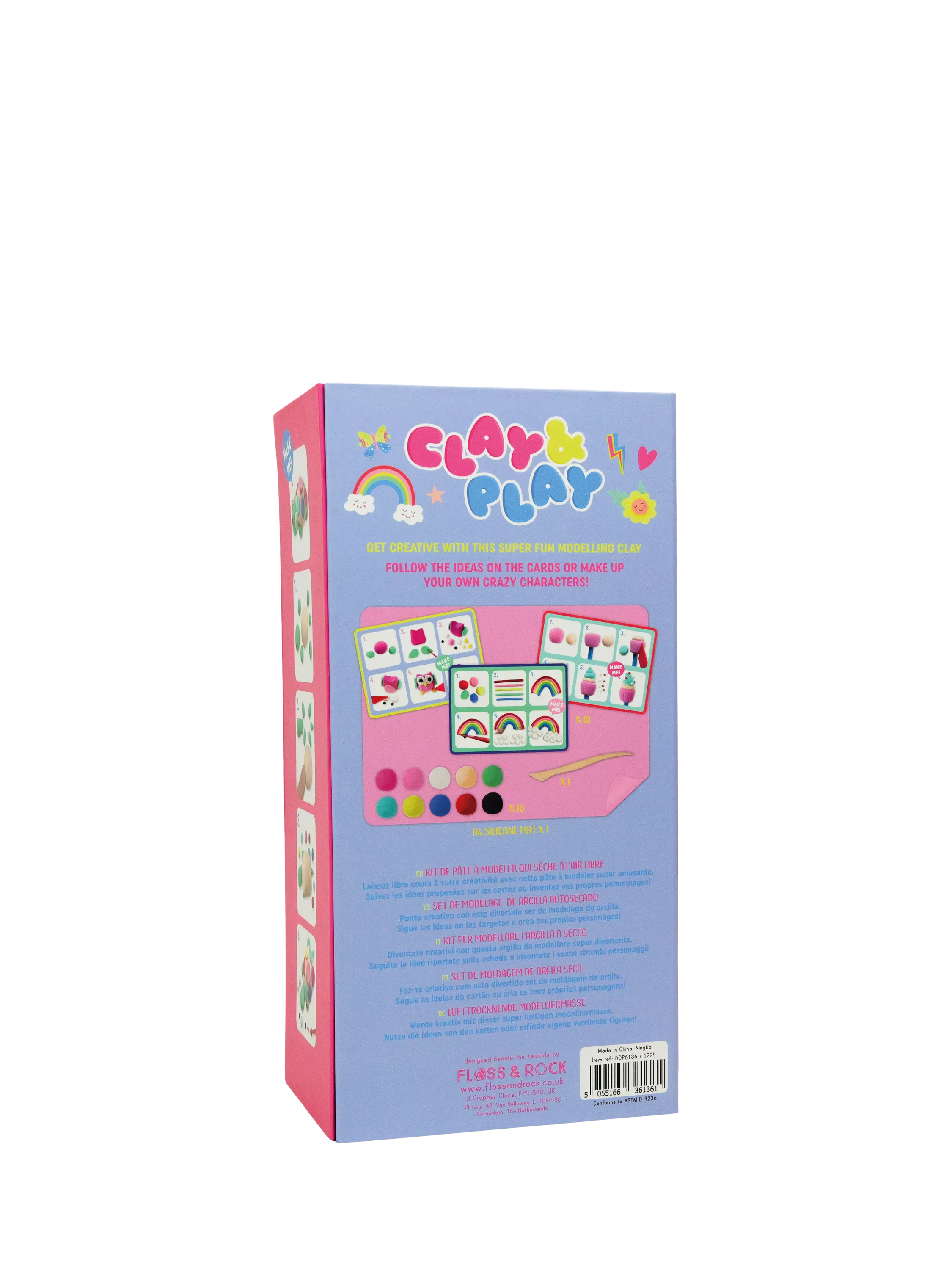 Floss & Rock Rainbow Fairy clay modelling kit, imported from the UK