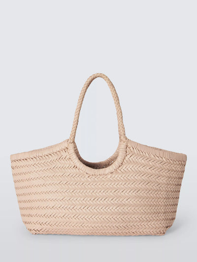 John Lewis Dragon Diffusion Nantucket Woven Leather Tote Bag- Buy online at McGrocer