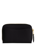 Coach small zip around card holder black (British brand)