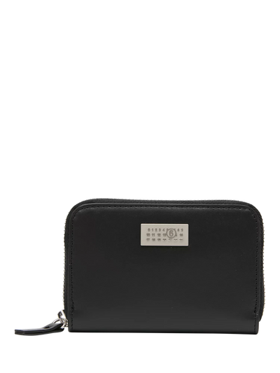 John Lewis MM6 Maison Margiela Leather Zip Around Wallet, Black- Buy online at McGrocer