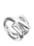 UNOde50 Intertwine Spiral Ring Silver Ring 16cm