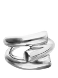 UNOde50 Intertwine Spiral Ring Silver Ring 16cm