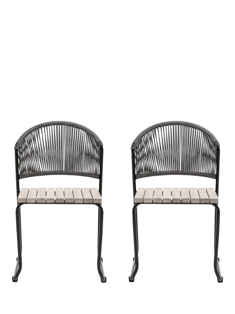 Gallery Direct Taranto set of two garden dining chairs - British product
