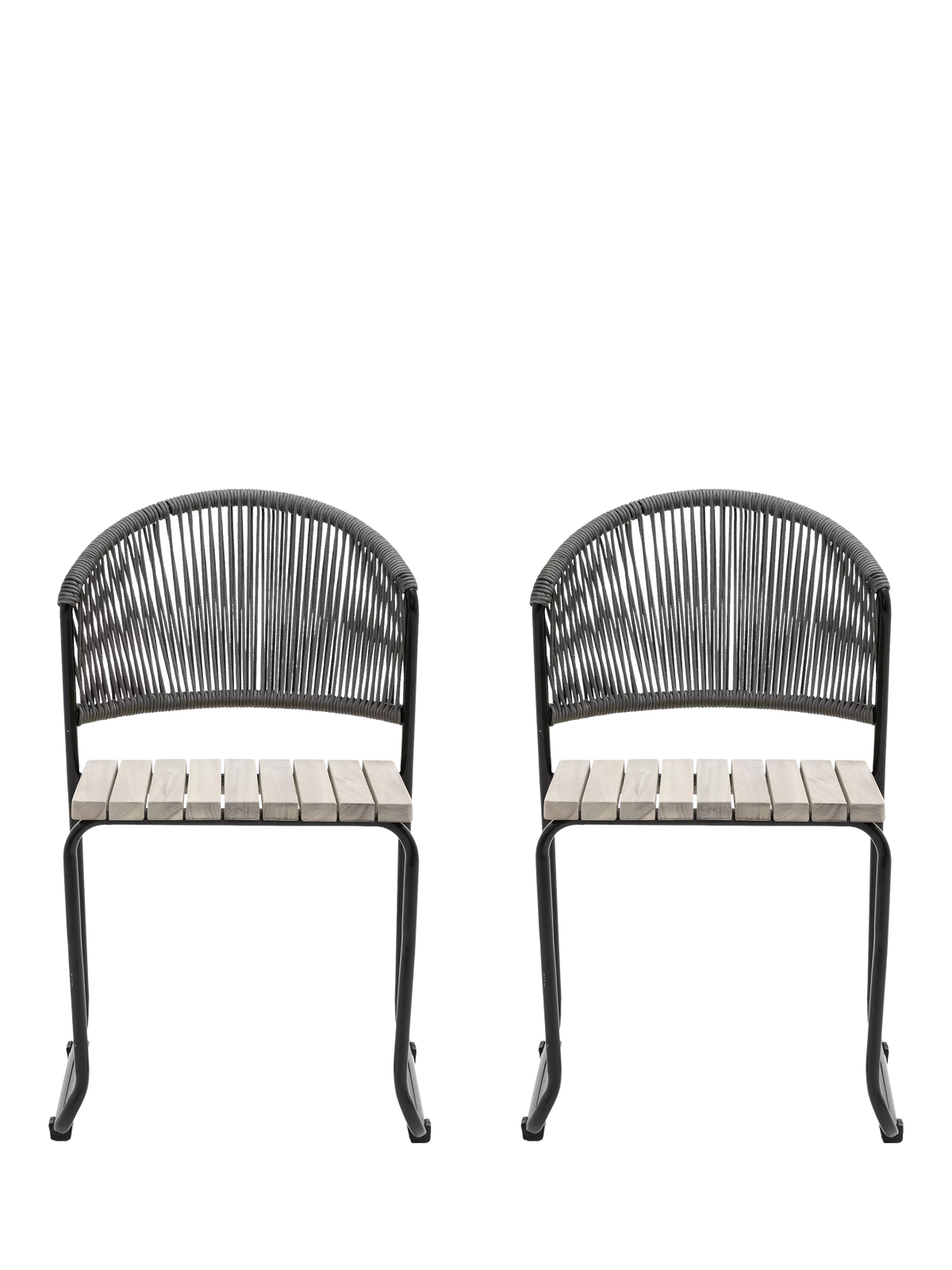 Gallery Direct Taranto set of two garden dining chairs - British product
