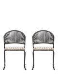 Gallery Direct Taranto set of two garden dining chairs - British product