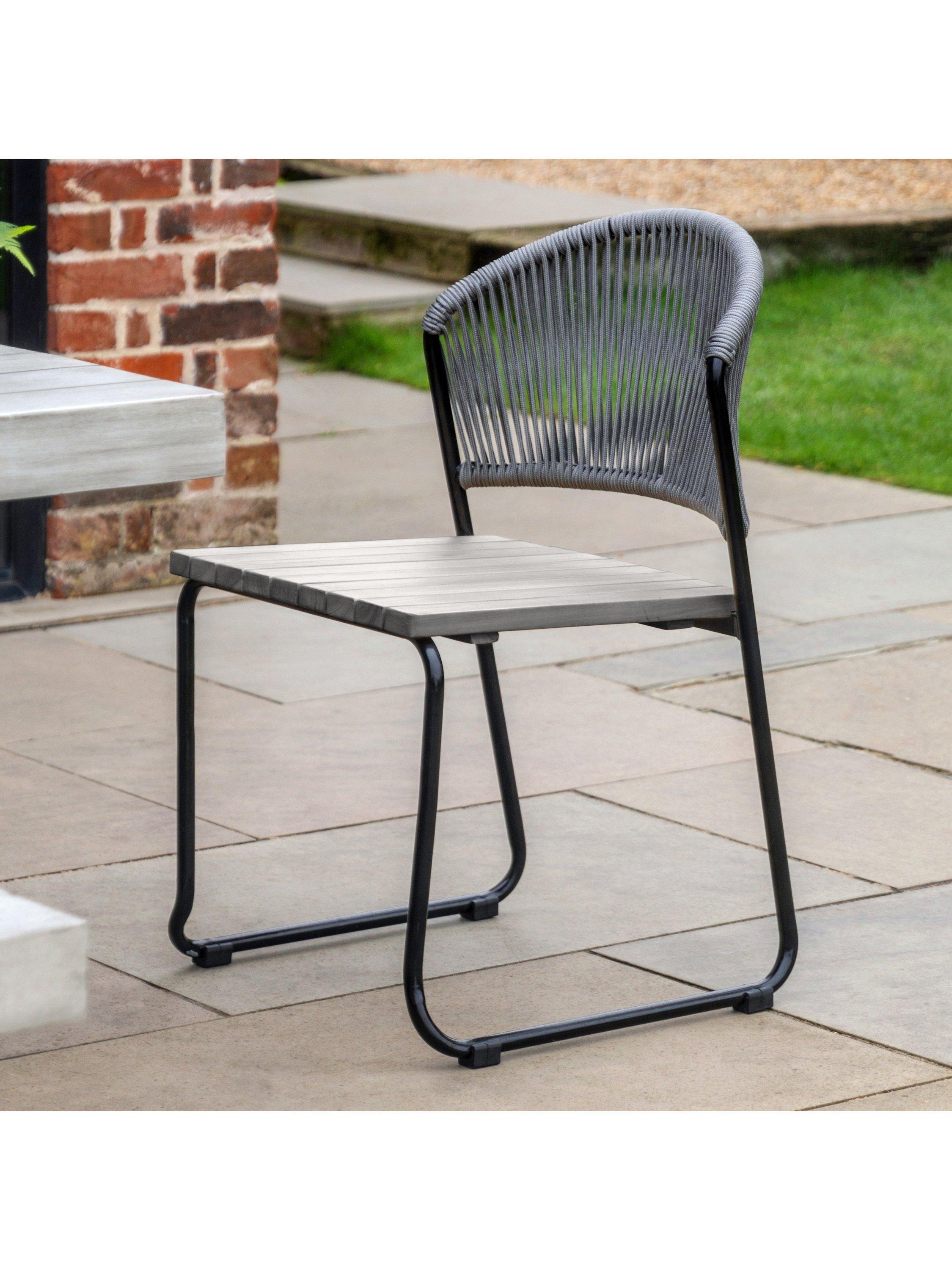 Gallery Direct Taranto set of two garden dining chairs - British product