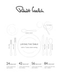 Robert Welch dessert spoons set of 4, imported from the UK
